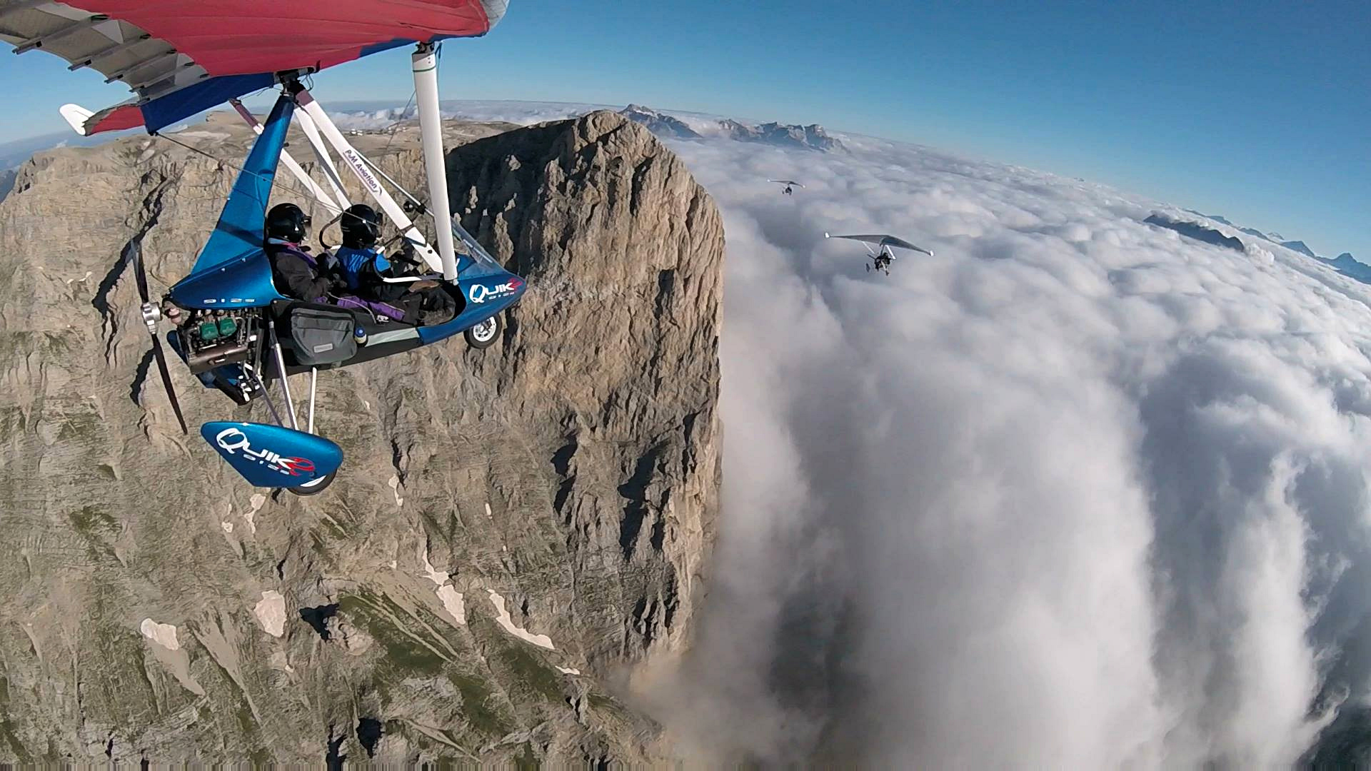 EOSM members touring in the French Alps